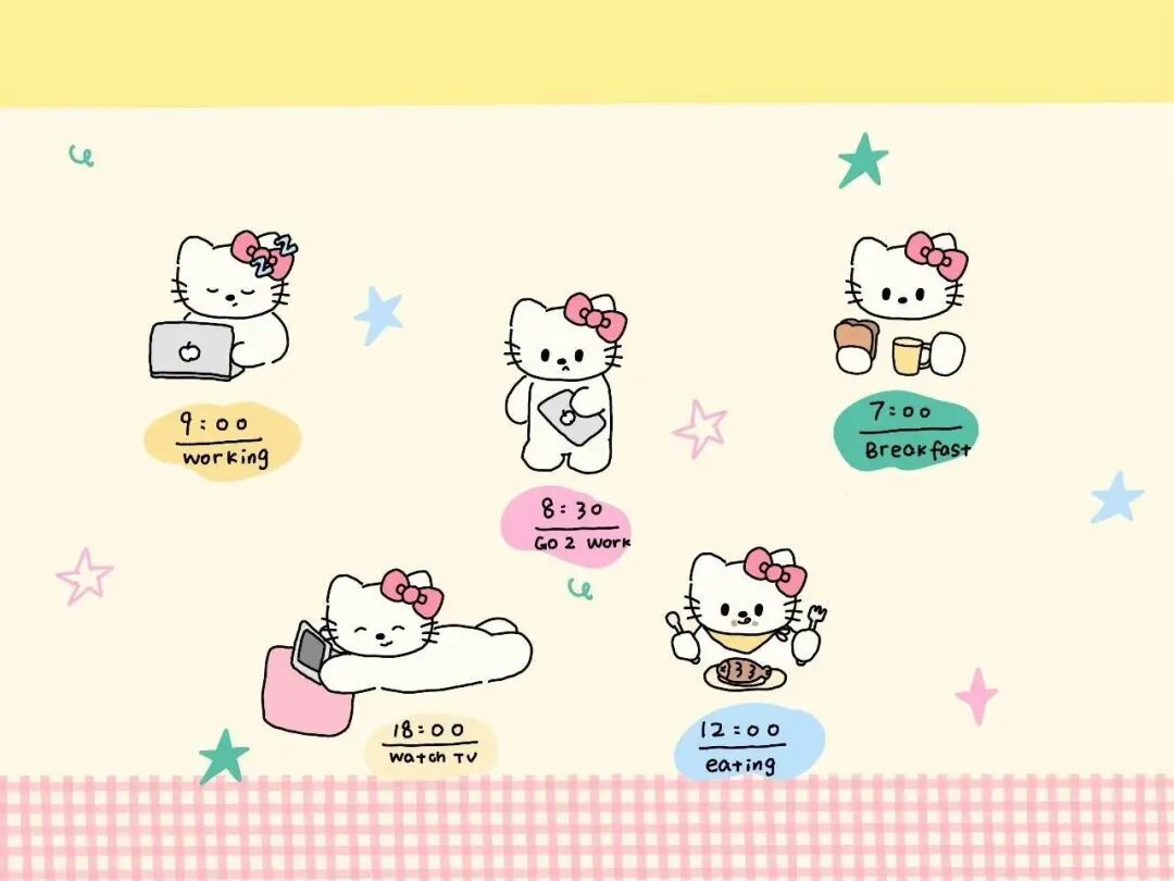电脑壁纸｜8K 高清 HelloKitty电脑桌面壁纸来喽