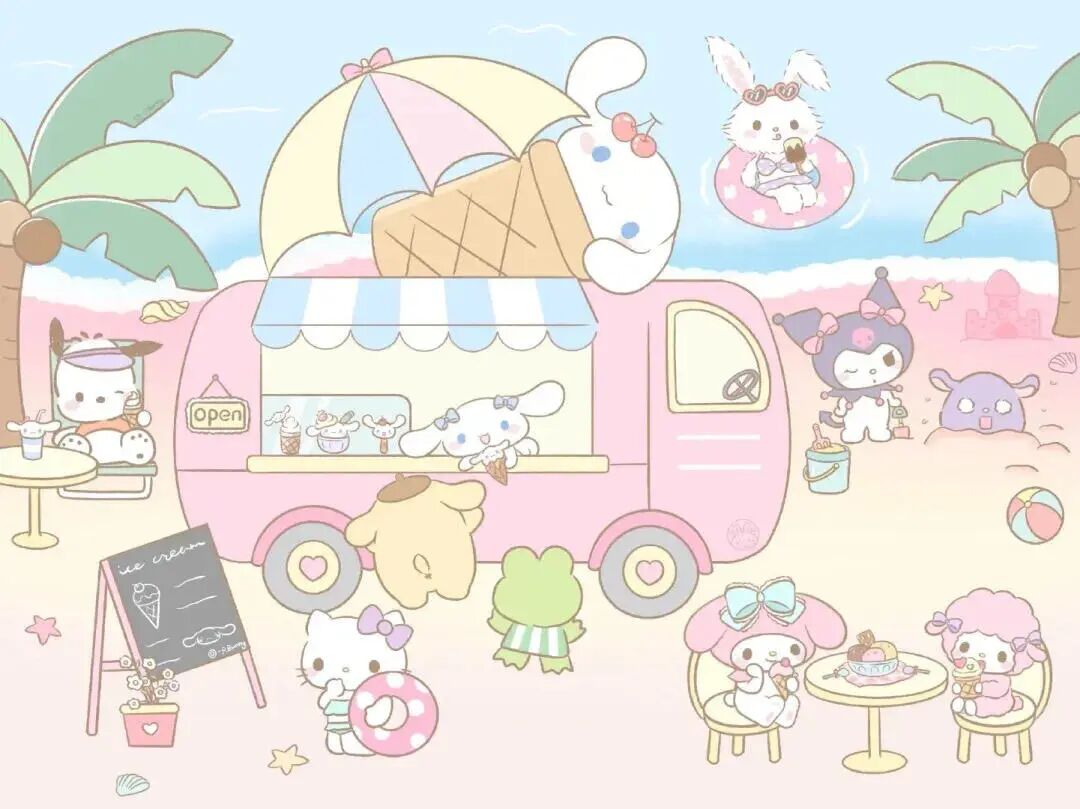 电脑壁纸｜8K 高清 HelloKitty电脑桌面壁纸来喽