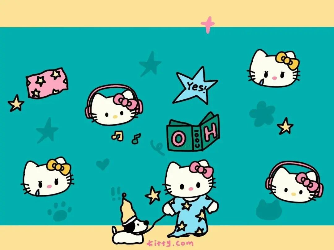电脑壁纸｜8K 高清 HelloKitty电脑桌面壁纸来喽
