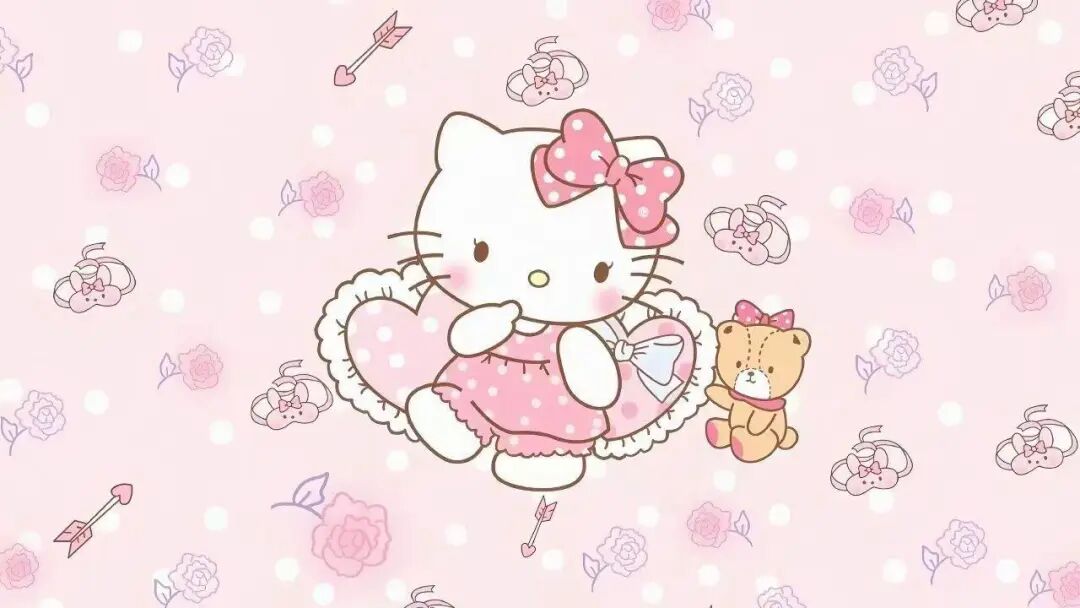 电脑壁纸｜8K 高清 HelloKitty电脑桌面壁纸来喽