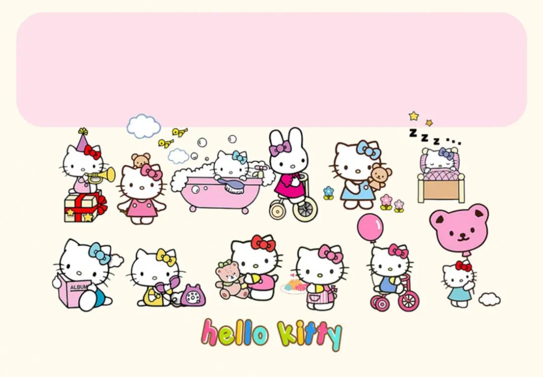 电脑壁纸｜8K 高清 HelloKitty电脑桌面壁纸来喽