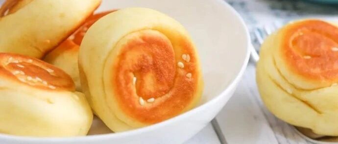 孩子最爱的早餐面包，1个平底锅就能做！柔软香甜，学会不用出去买！