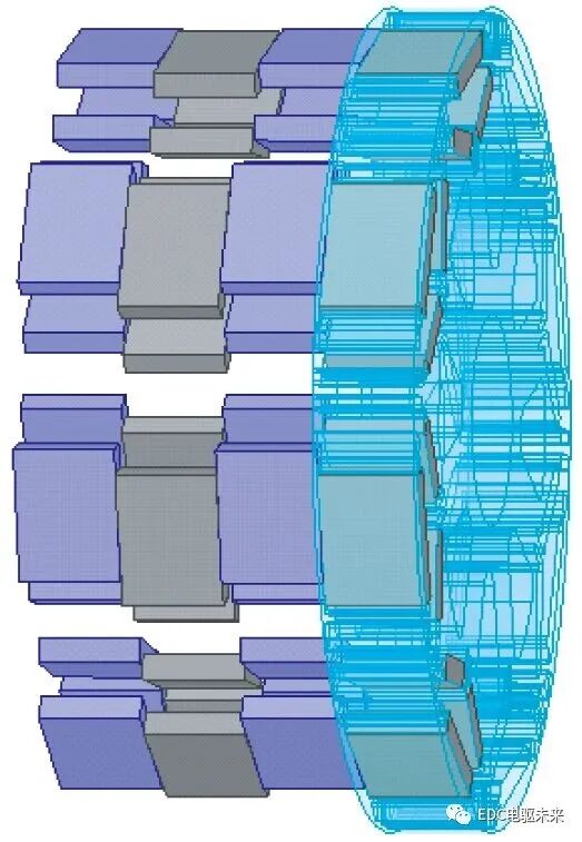 转子分段移位斜极的永磁同步电机轴向电磁力分析的图23