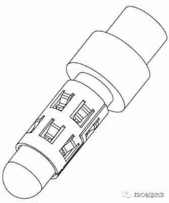高壓連接器的內接觸結構的圖13