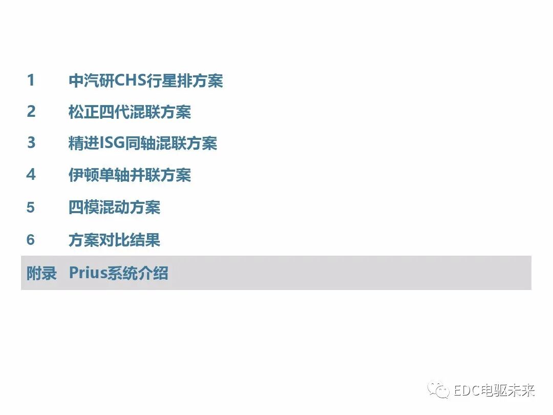 典型混動構型方案對比的圖44