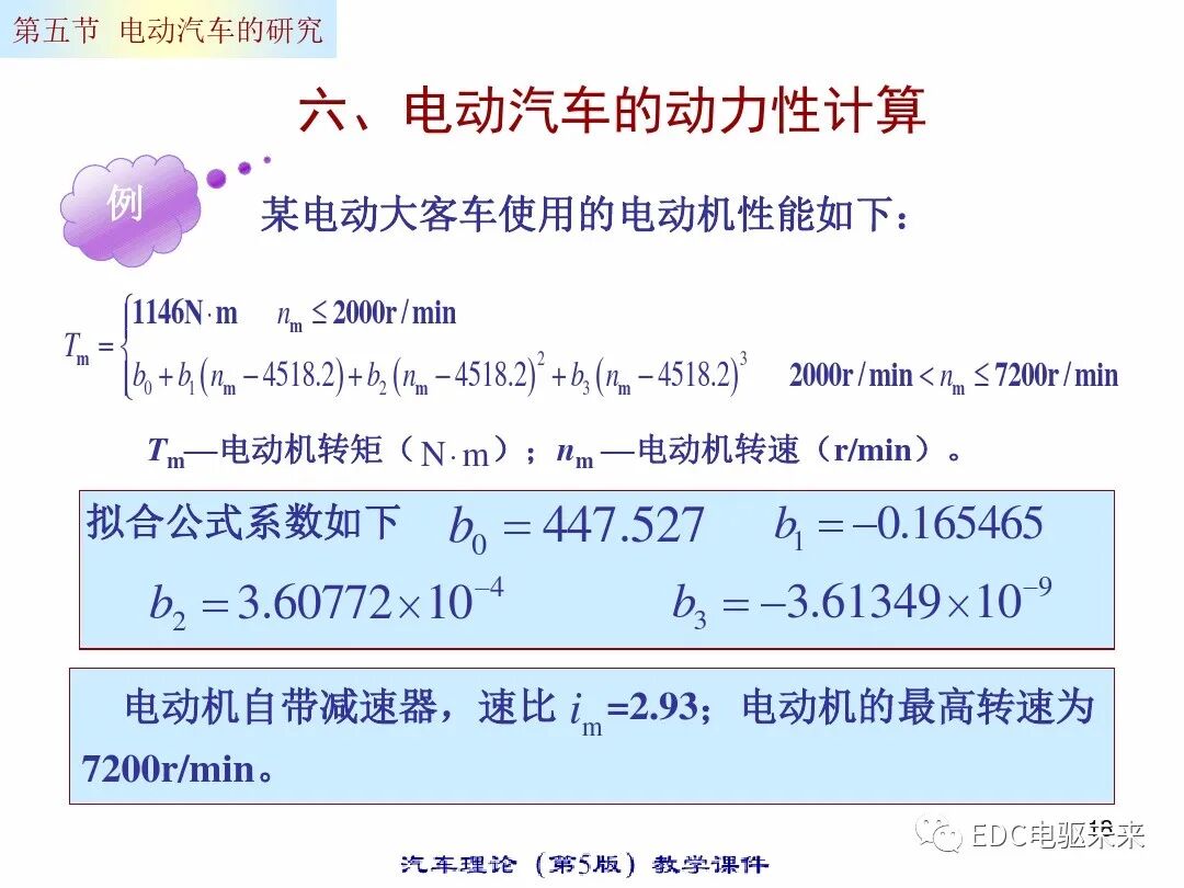 电动汽车的动力性经济性计算的图18