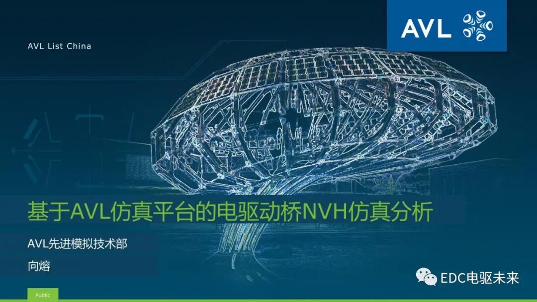 基于AVL仿真平臺的電驅動橋NVH仿真分析的圖1