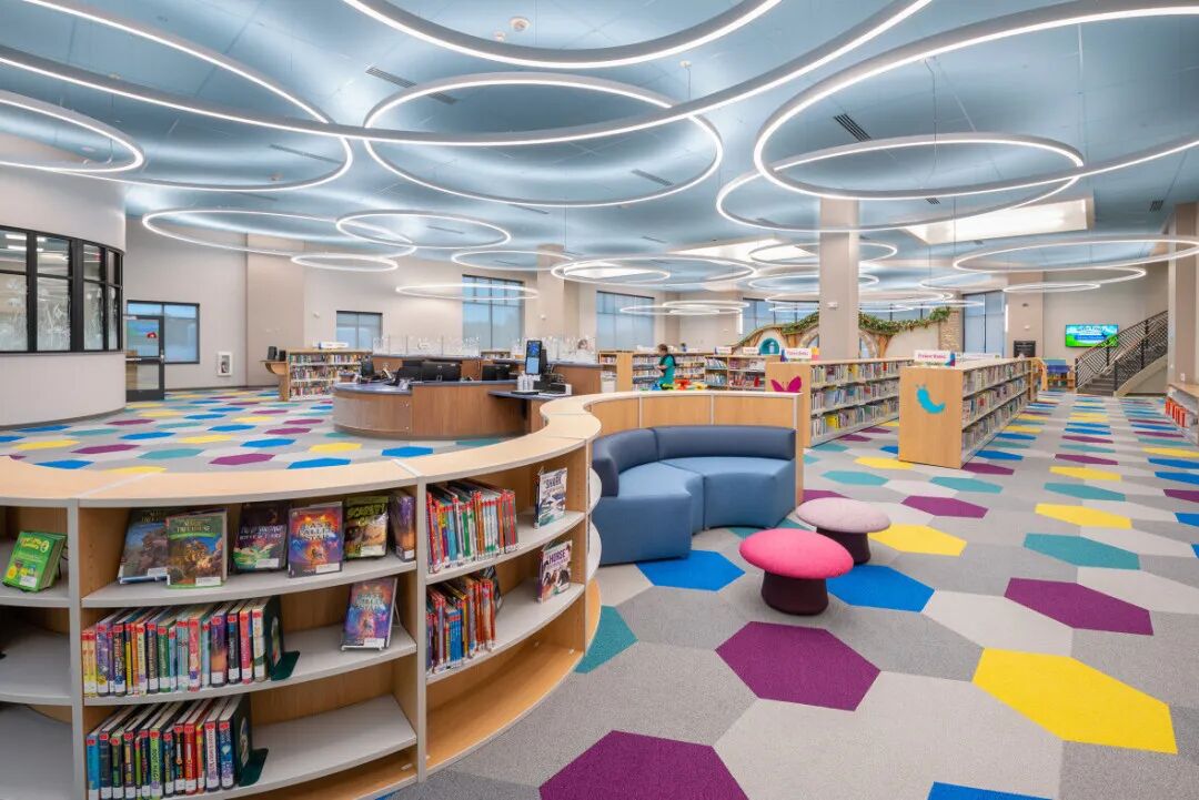 希腊儿童公共图书馆照明设计