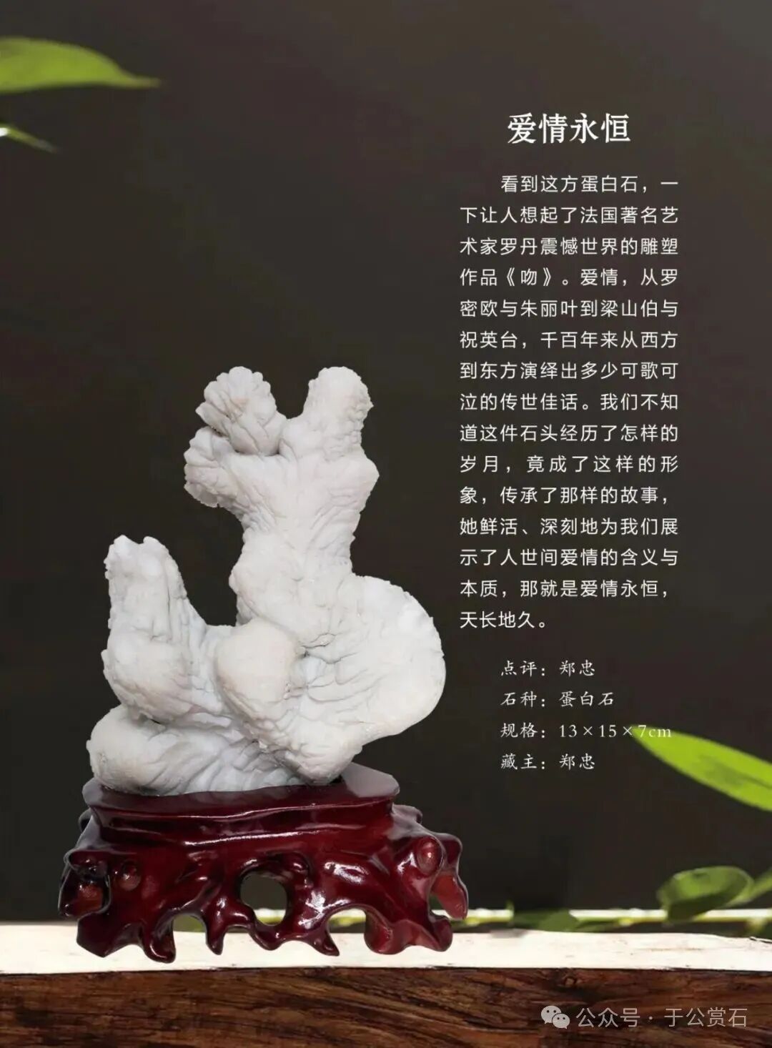 退有所作 休有所为 生命不息 赏石不止 ——退休军人郑忠献身赏石文化事迹