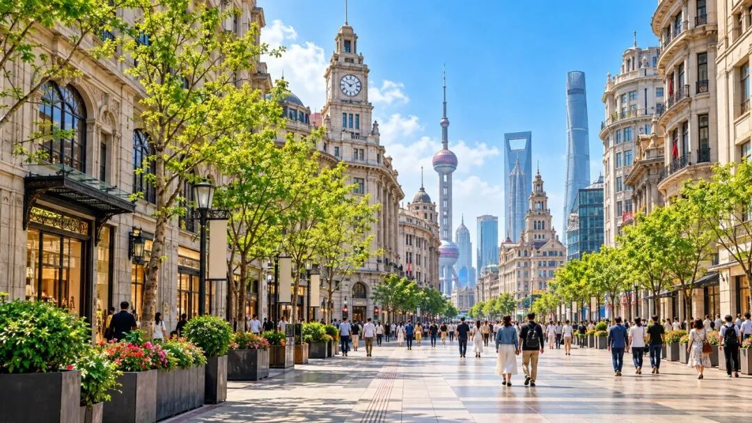 Nanjing Road - Destination illustration