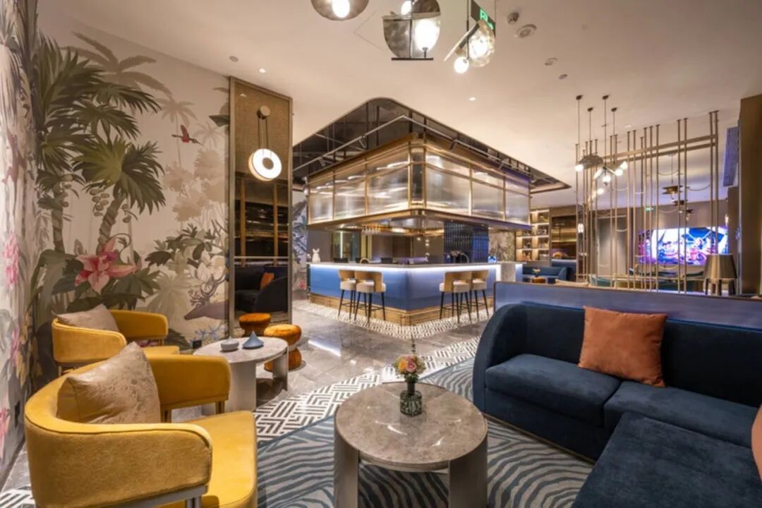 Manxin Hotel Beijing South Railway Station Liujiaoyao Subway Station: Hotel lounge and lobby
