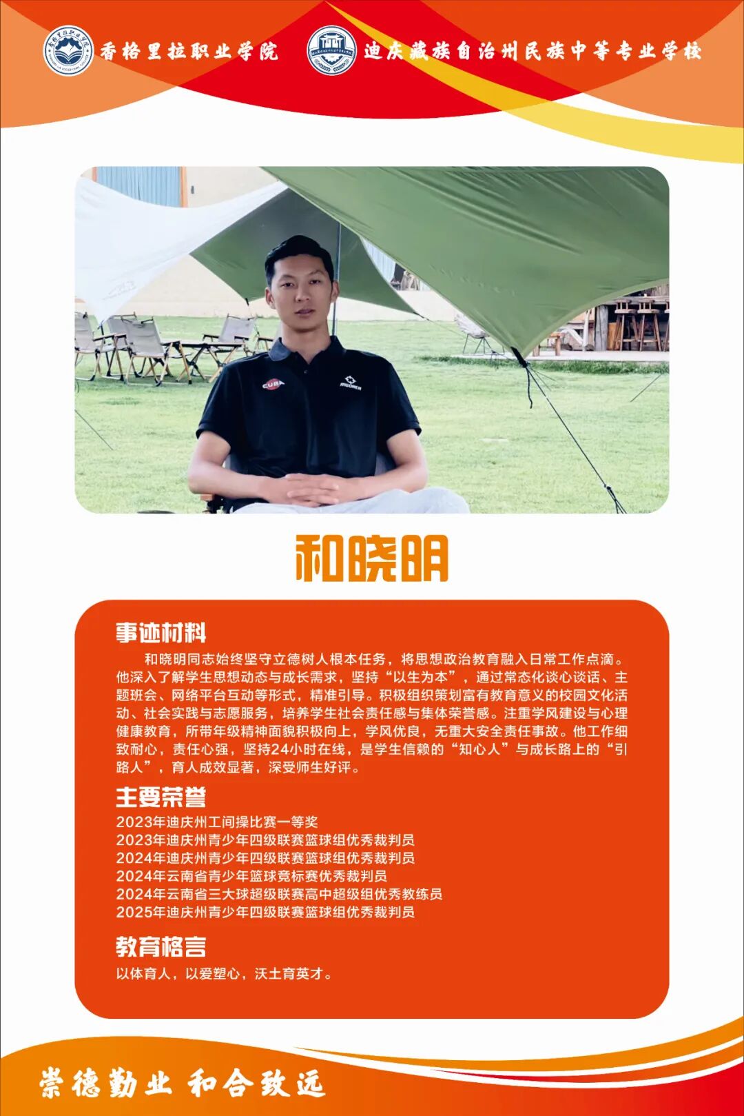 身边的榜样 | 优秀德育辅导员、安全标兵和优秀人盯人教师(图5)