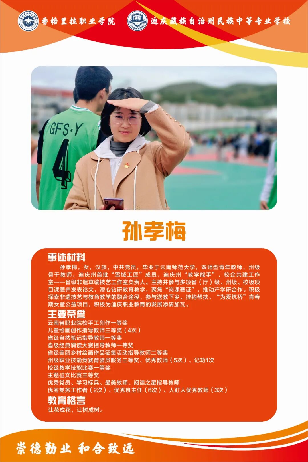 身边的榜样 | 院校优秀教师(图7)