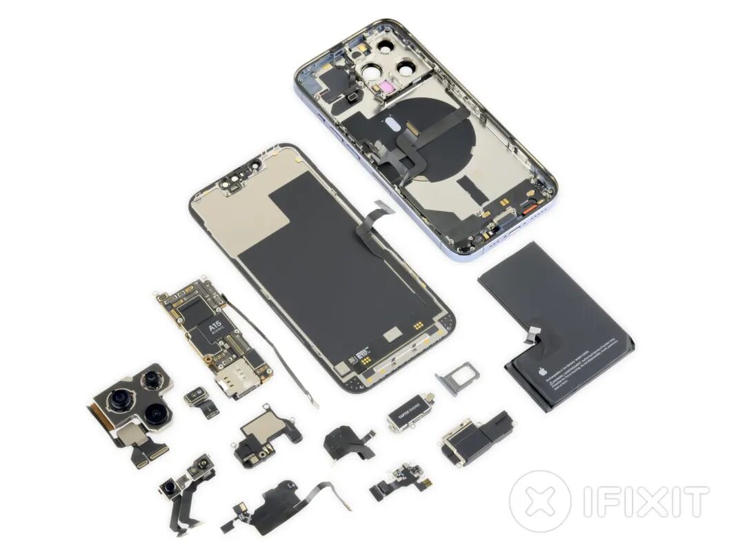 iFixit 拆解 iPhone 13 Pro 高清大图分享的图27