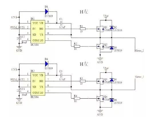 干货 | 4个MOS管驱动的全桥电路原理讲解的图2