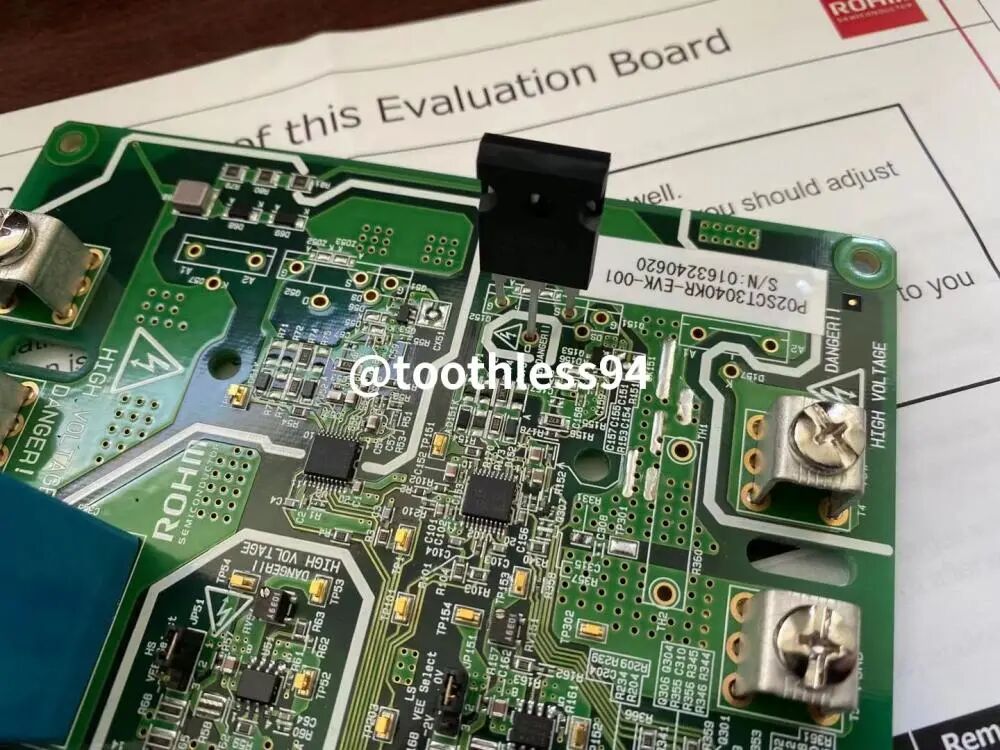 【SiC评测】P02SCT3040KR-EVK-001评估板-驱动电路测试报告的图6