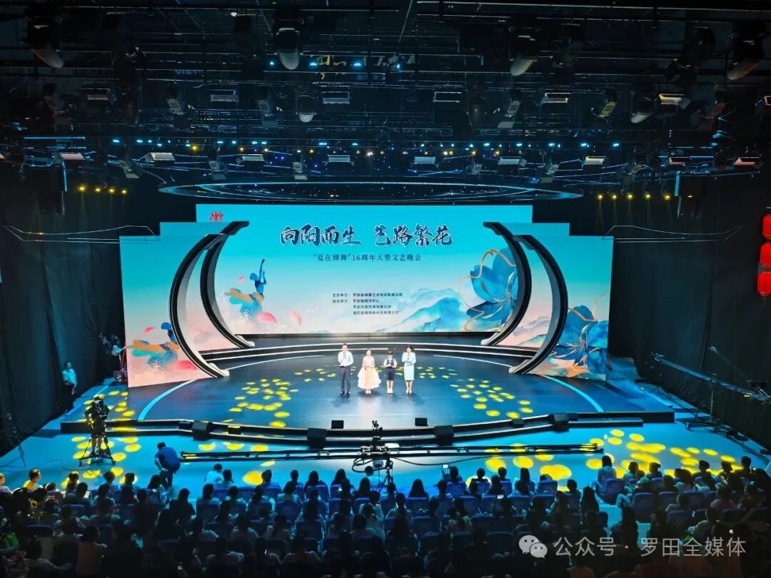 “向阳而生 艺路繁花”—‘爱在婵舞’16周年大型文艺晚会举行