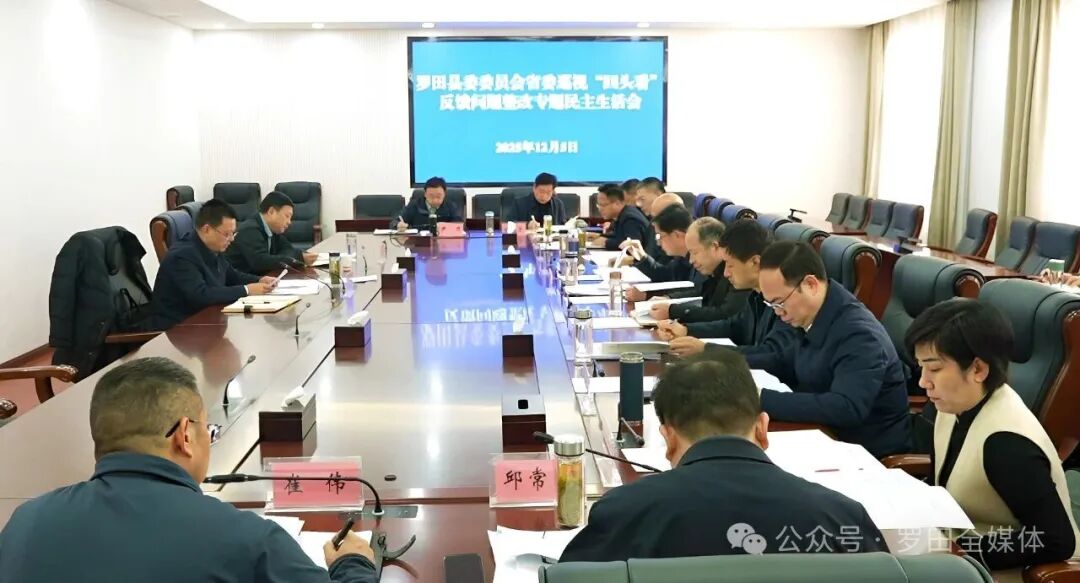 县委委员会举行省委巡视“回头看”反馈问题整改 专题民主生活会