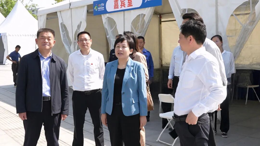 郝爱芳检查督办2025罗田半程马拉松赛前筹备工作情况