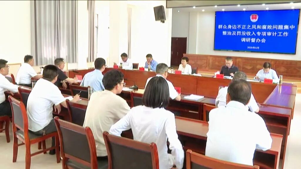 罗田县举行群众身边不正之风和腐败问题集中整治及罚没收入专项审计工作调研督办会