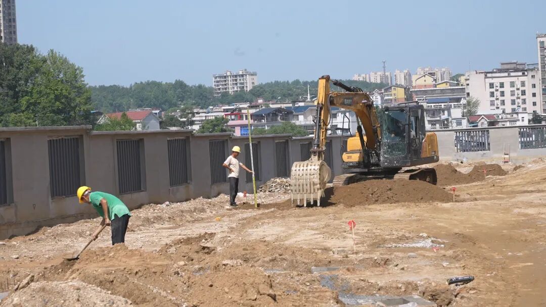 葆心中学建设项目按下“加速键” 九月将迎接首批学子