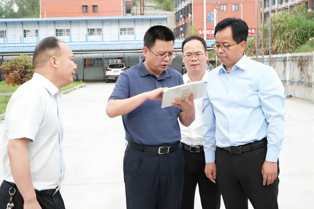 周黎调研城区市场运营管理项目建设工作