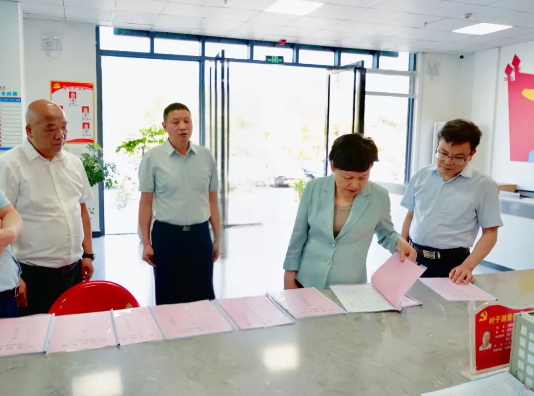 郝爱芳到凤山镇调研农村集体“三资”管理工作