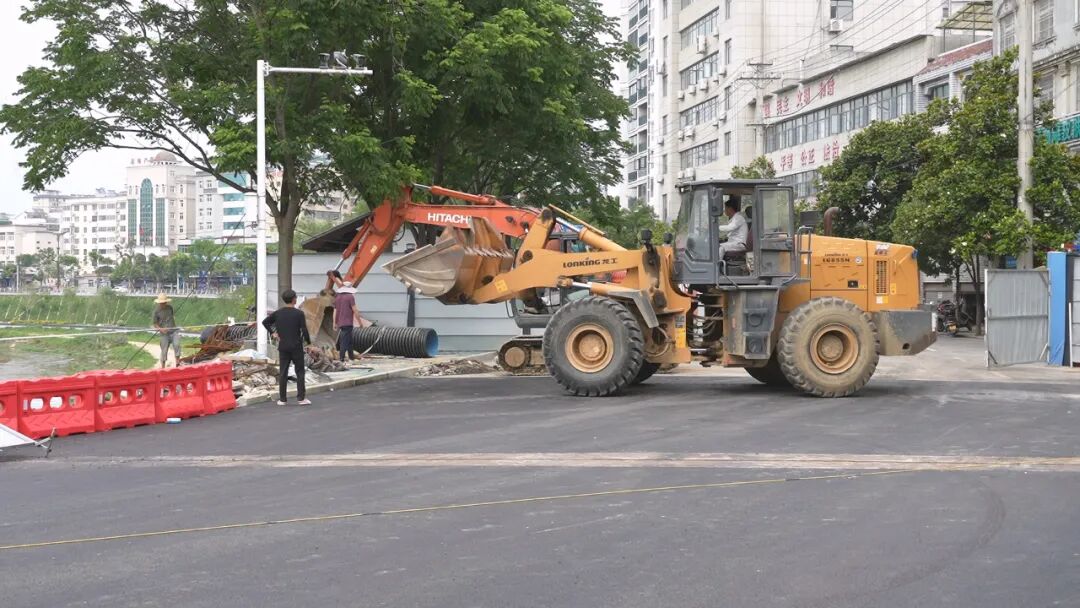 塔山河义水南路小桥改造工程竣工正式通车