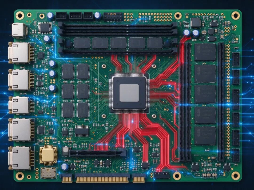 边缘AI网关板ODM，高低速混合PCB布局信号完整性要点(图2)