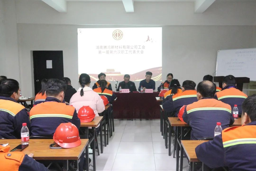 湖南腾鸿公司工会召开第一届第六次职工代表大会