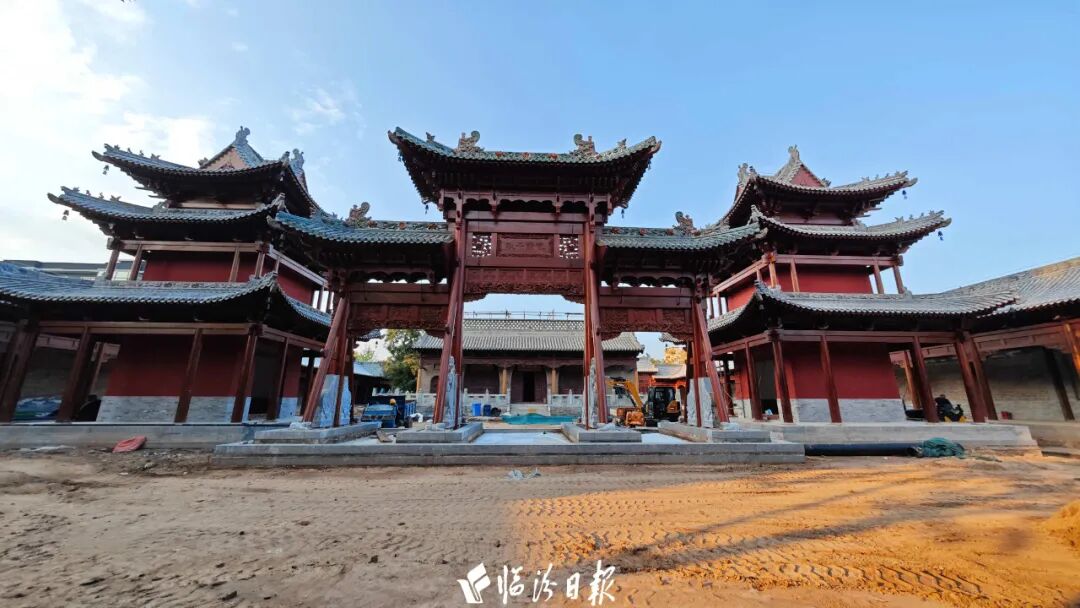 聚焦 ▍临汾市区这处文化景观，基础工程已完工！