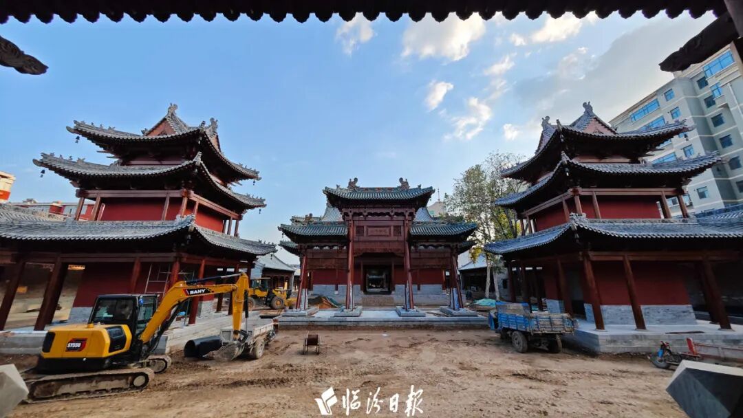 聚焦 ▍临汾市区这处文化景观，基础工程已完工！