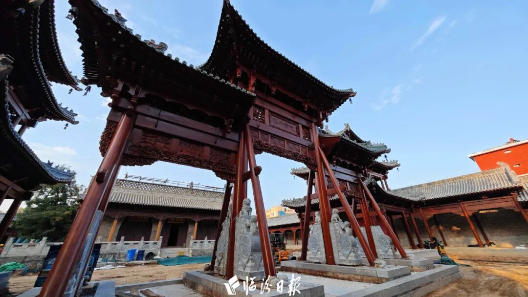 聚焦 ▍临汾市区这处文化景观，基础工程已完工！