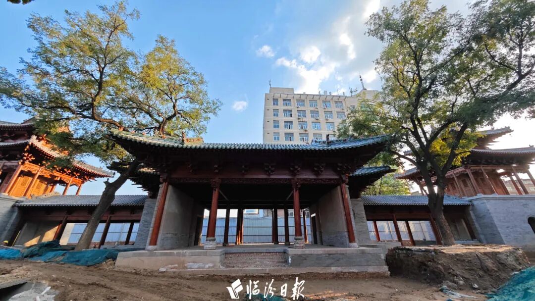 聚焦 ▍临汾市区这处文化景观，基础工程已完工！