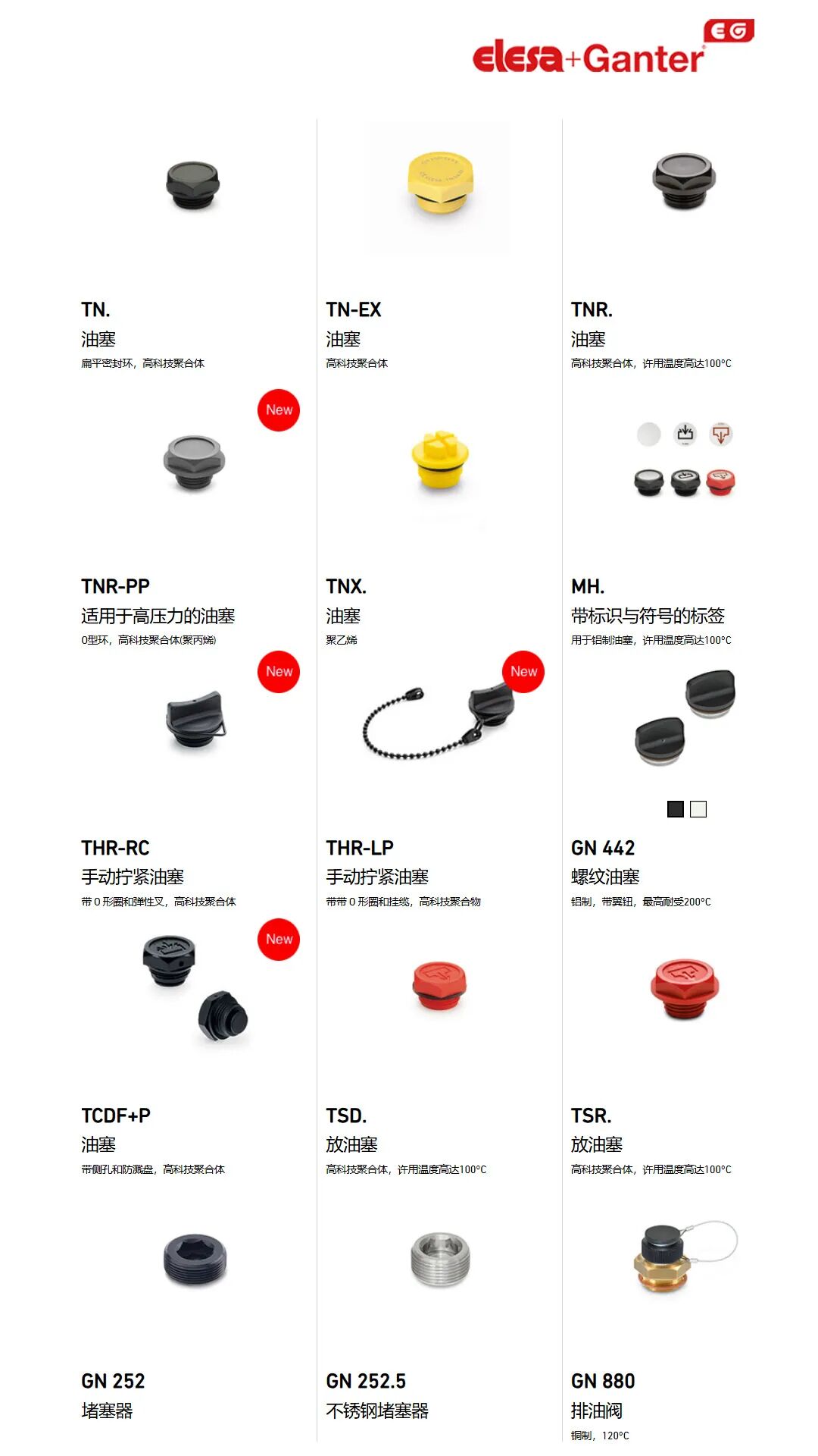 Elesa+Ganter伊莉莎岡特液壓系統(tǒng)附件的分類及特點(diǎn)