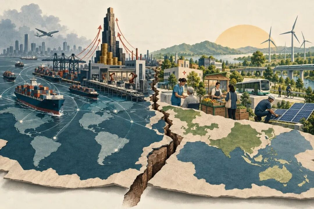 图1：从超全球化到生产力主义