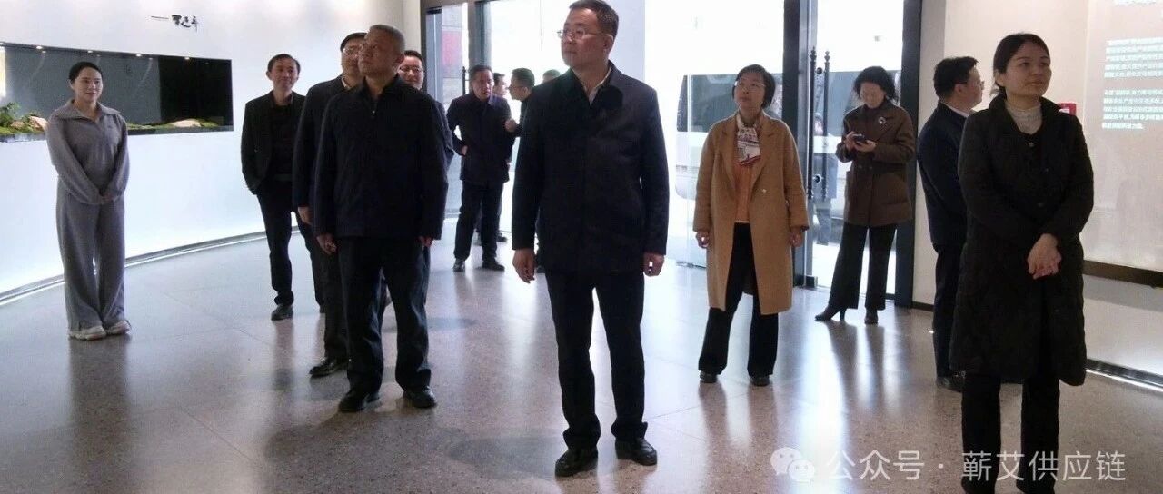 省知识产权局局长吴骏一行莅临蕲春艾都直播基地调研指导蕲艾地理标志产业发展