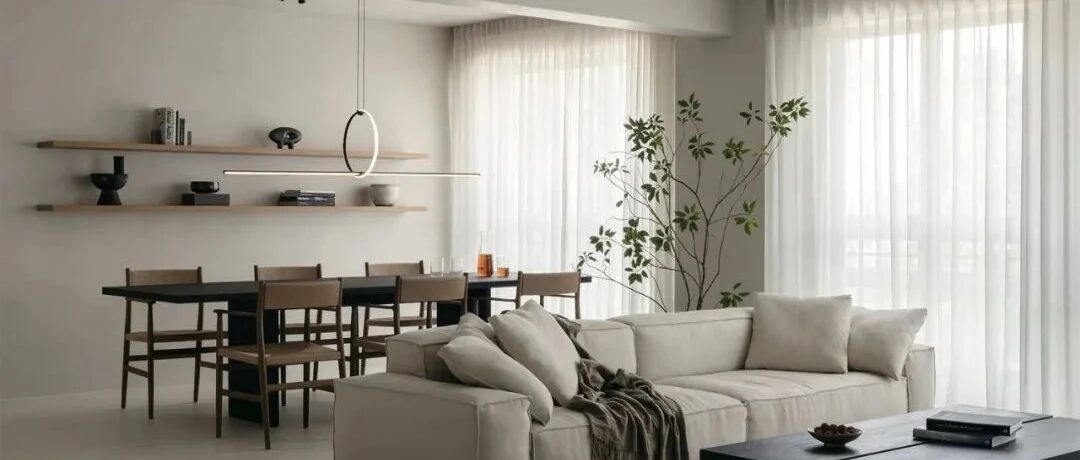 110㎡，幸福源于简单，宁静而有质感的家