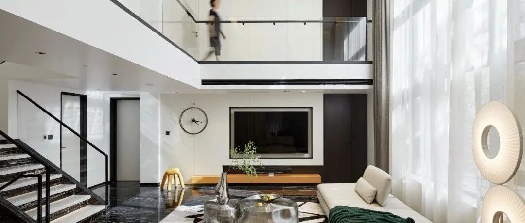 郑州360m²私宅别墅，大大落地窗精致有情调！