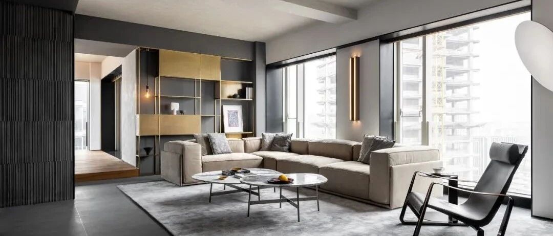 一家四口的555㎡黄浦江畔顶层复式，陆家嘴天际线触手可及~