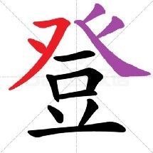【永军专栏】探字寻根读诗文272：“登”阶进献