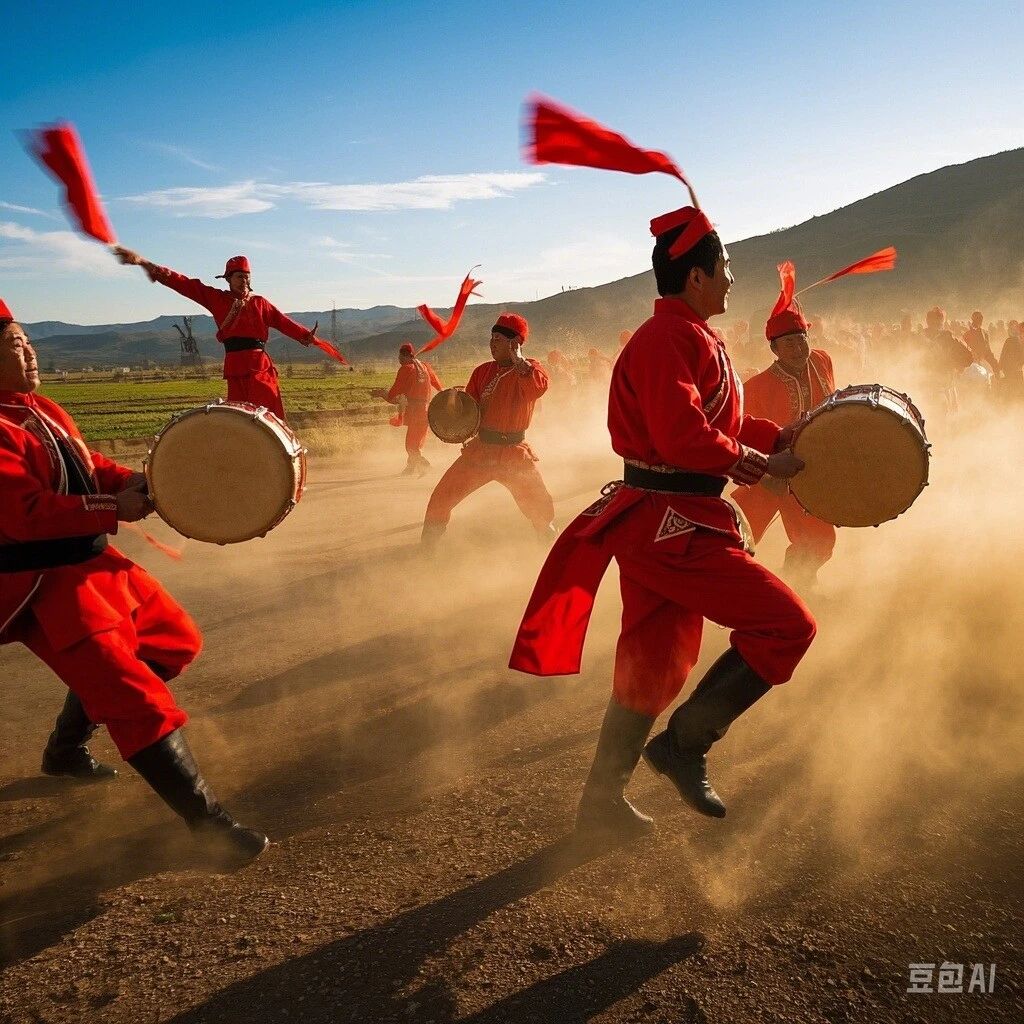 【京华墨韵·湿地文澜】乔文娟：黄土地的回响 ——比读《安塞腰鼓》《信天游》