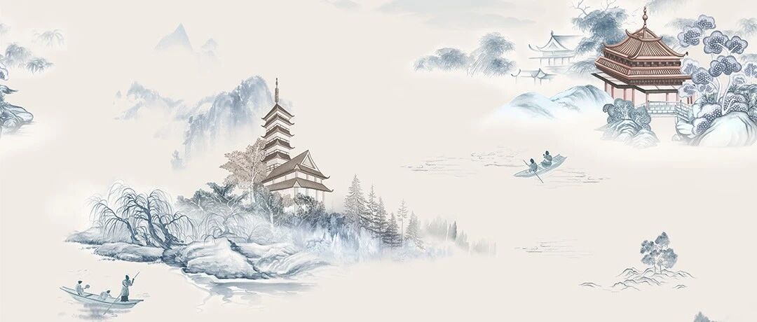 图案专题|水墨晕染下的天地邈远，看多了就不想出来了