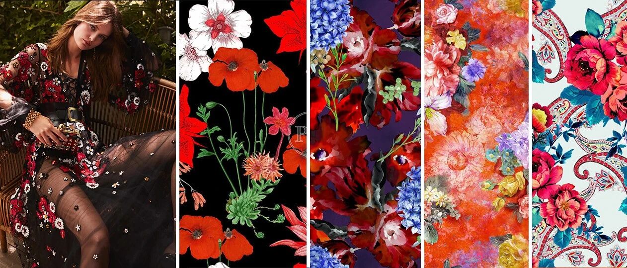 图案专题 | 红色印花能美到什么程度？