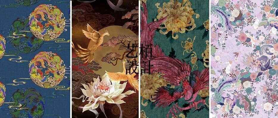 图案专题 | 凤兮凤兮归故乡，遨游四海求其凰