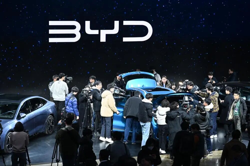 中国汽车开始主导韩流，比亚迪单一品牌超越日本品牌在韩整体销量