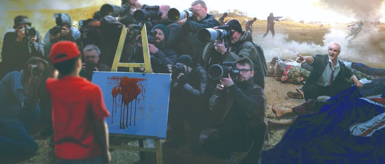 滥杀、虚伪、双标……一幅讽刺漫画背后抹不去的战争罪行