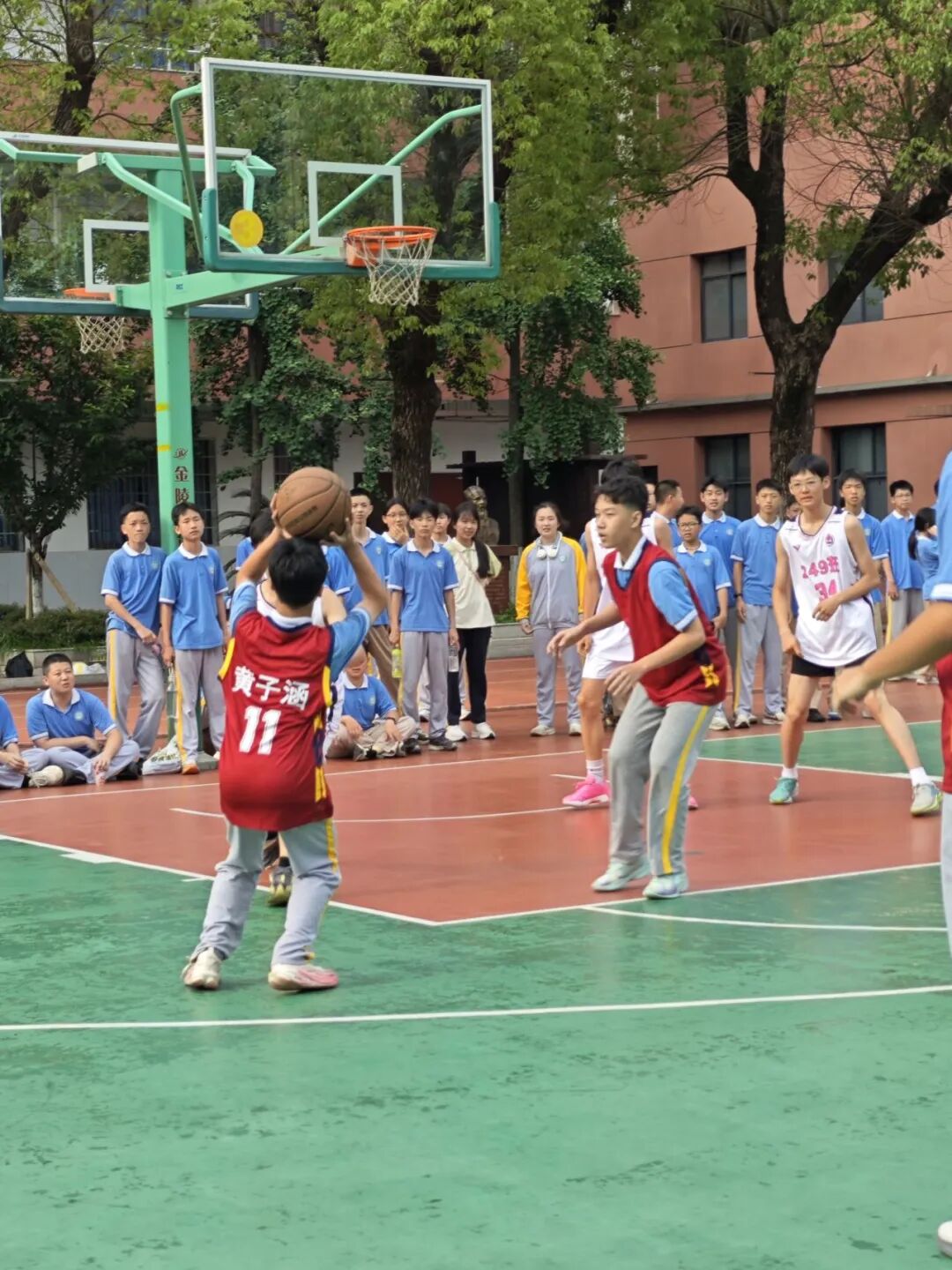 健康第一 | 青春飞扬 篮球逐梦——湘潭市益智中学八年级校园篮球赛热血收官