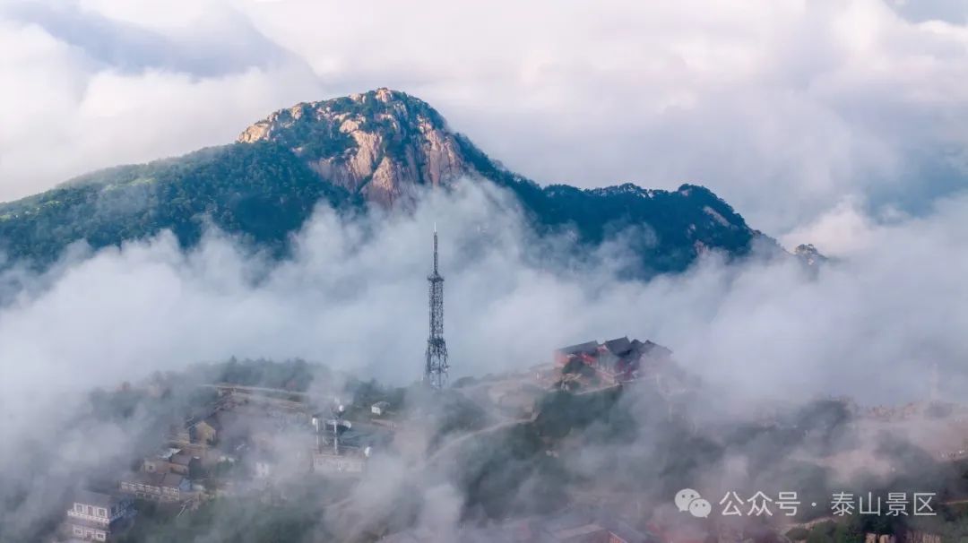 旭日 云海 朝霞 层峦……泰山日出之豪华版来啦!