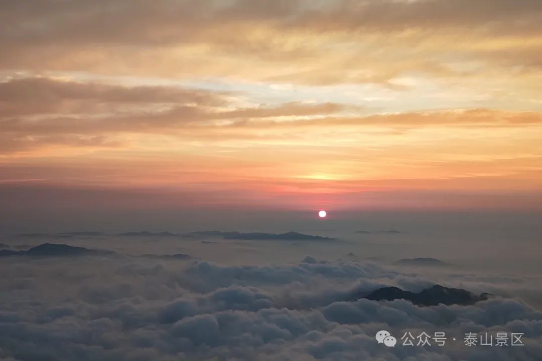 旭日 云海 朝霞 层峦……泰山日出之豪华版来啦!